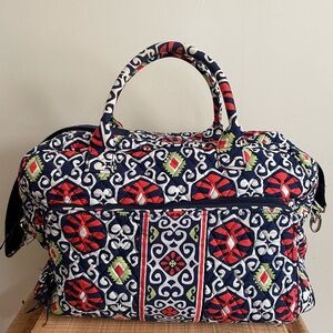 Retired Vera Bradley Sun Valley Weekender Travel Bag Quilted